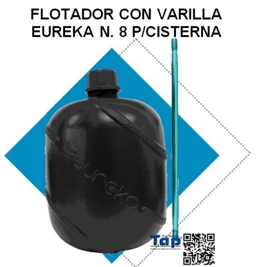 Imagen de FLOTADOR CON VARILLA EUREKA N. 8 P/CISTERNA