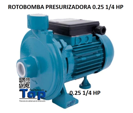 Imagen de ROTOBOMBA PRESURIZADORA 0.25 1/4 HP