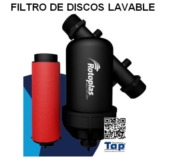 Imagen de FILTRO DE DISCOS LAVABLE