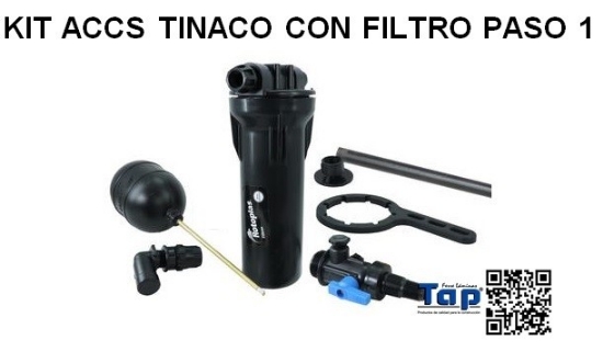 Imagen de KIT ACCS TINACO CON FILTRO PASO 1