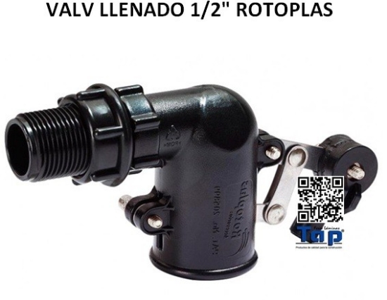 Imagen de VALV LLENADO 1/2" ROTOPLAS