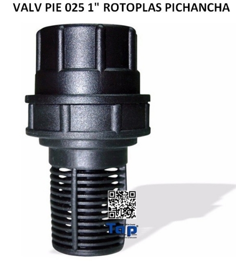Imagen de VALV PIE 025 1" ROTOPLAS PICHANCHA