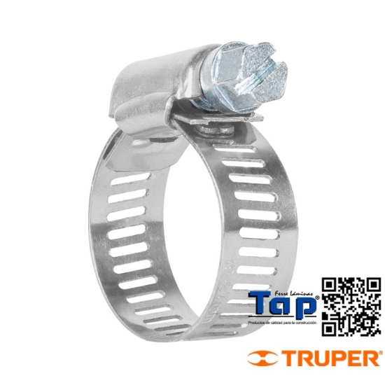 Imagen de ABRAZADERAS  10 ACERO INOXIDABLE TRUPER BOL 2