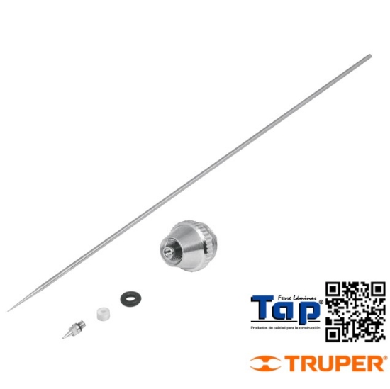 Imagen de AEROGRAFO ACC AERO-30 TRUPER KIT 5 PZAS