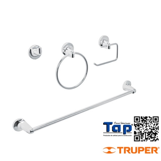 Imagen de ACC BAÑO MET FOSET JGO 4 PZA