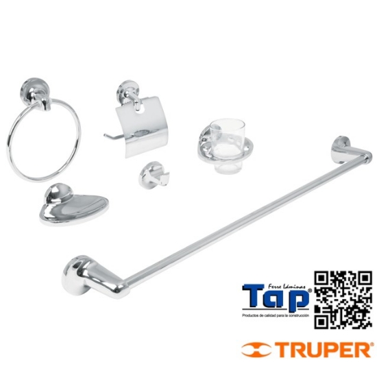 Imagen de ACC BAÑO MET FOSET JGO 6 PZA A