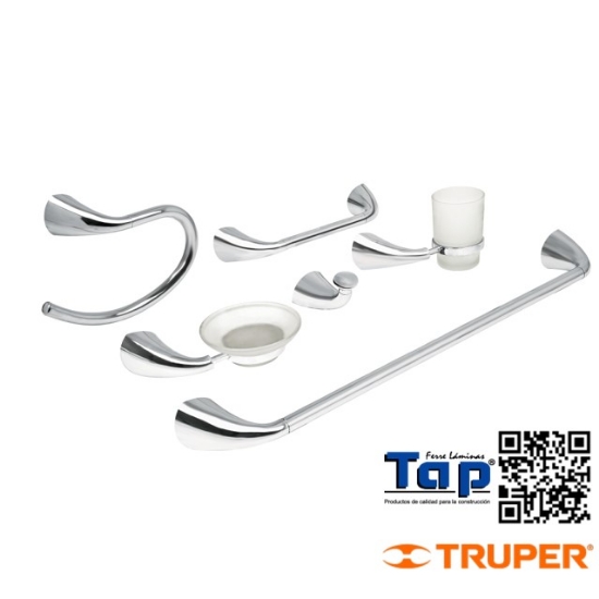 Imagen de ACC BAÑO MET FOSET JGO 6 PZA B