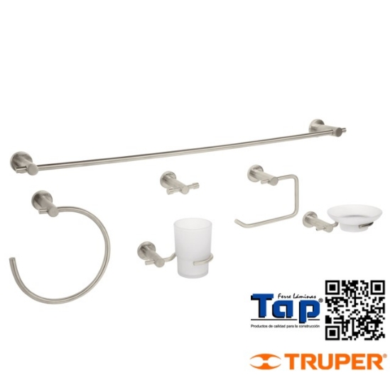 Imagen de ACC BAÑO SATIN FOSET JGO 6 PZA D