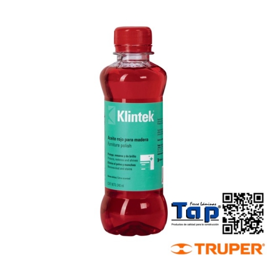 Imagen de ACEITE ROJO P MUEBLES 240 ML KLINTEK