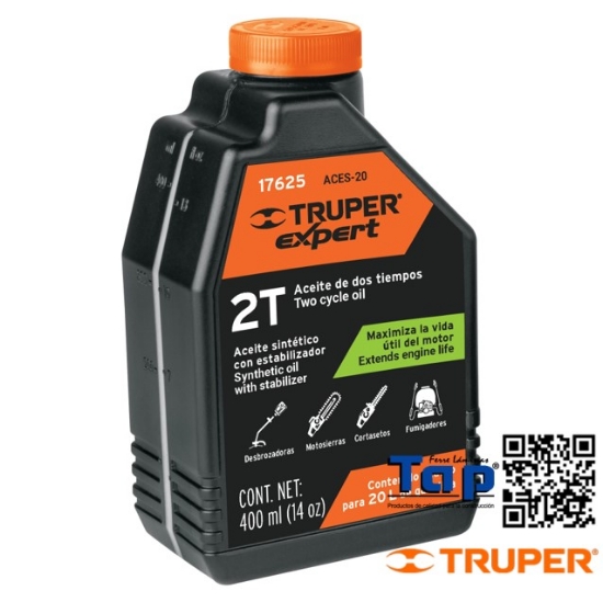 Imagen de ACEITE SINTETICO P MOTOR 2 TIEMPOS 400 ML