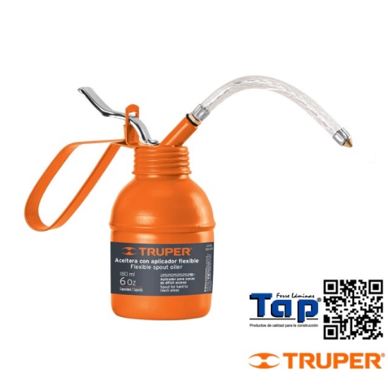 Imagen de ACEITERA 180 ML ( 6 OZ) C APLICADOR FLEX TRUPER