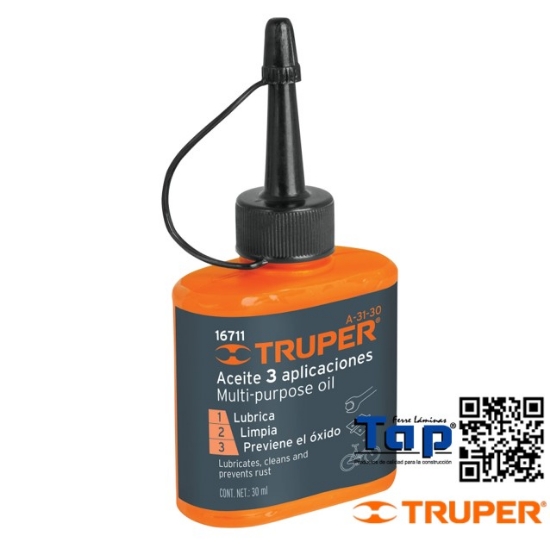 Imagen de ACEITE MULTIUSOS 30ML (1OZ) TRUPER