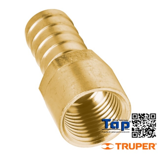 Imagen de ADAPTADOR HEMBRA LATON 013 1/2" P POLIDUCTO FOSET