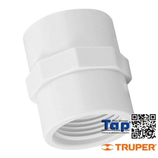 Imagen de ADAPTADOR HEMBRA PVC 019 3/4" FOSET