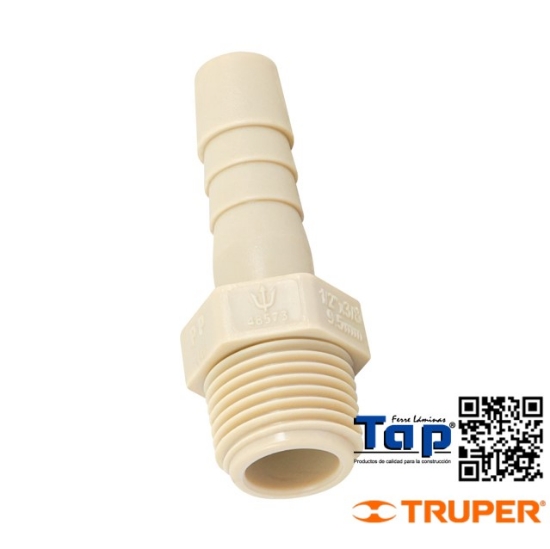 Imagen de ADAPTADOR INSERCION ROSCA EXTERIOR 013 1/2"X009 3/8" FOSET