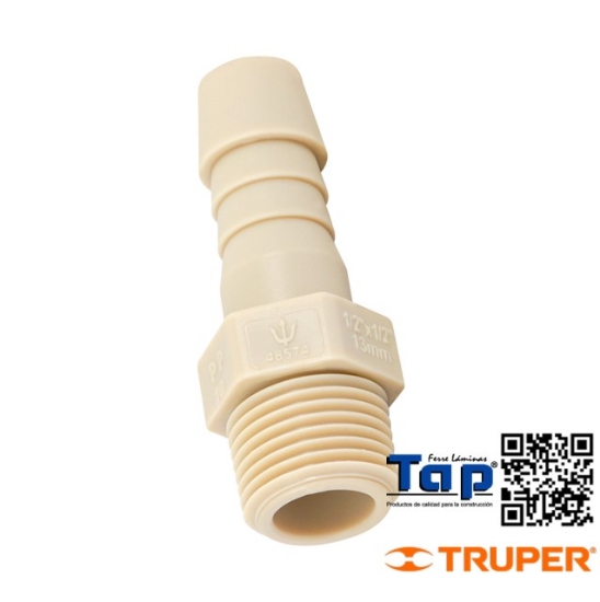 Imagen de ADAPTADOR INSERCION ROSCA EXTERIOR 013 1/2"X013 1/2" FOSET