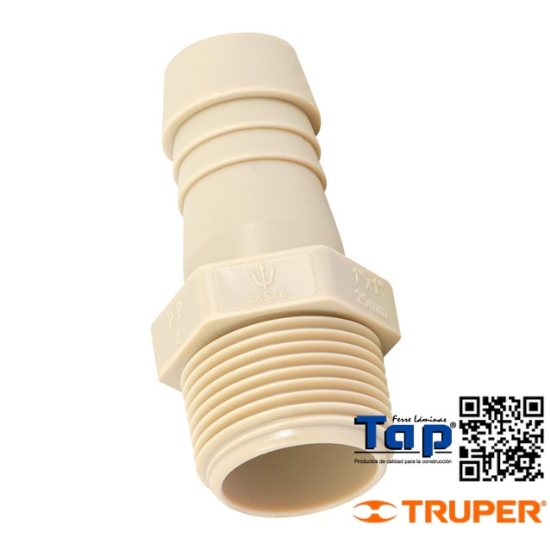 Imagen de ADAPTADOR INSERCION ROSCA EXTERIOR 025 1"X025 1" FOSET