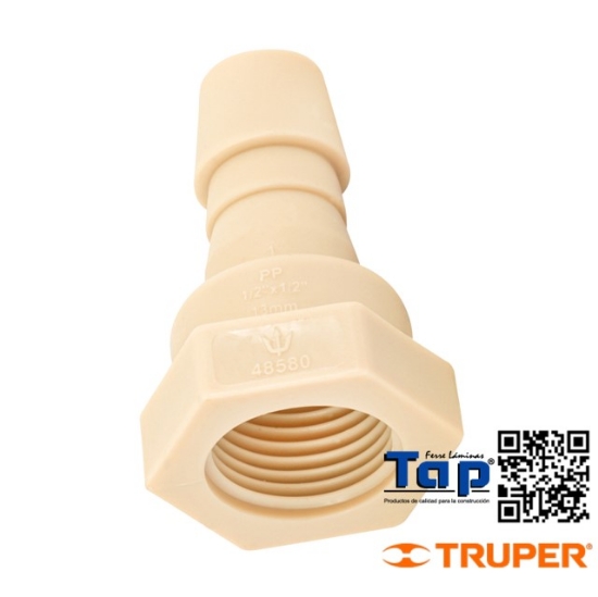 Imagen de ADAPTADOR INSERCION ROSCA INTERIOR 013 1/2"X013 1/2" FOSET