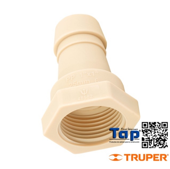 Imagen de ADAPTADOR INSERCION ROSCA INTERIOR 025 1"X025 1" FOSET