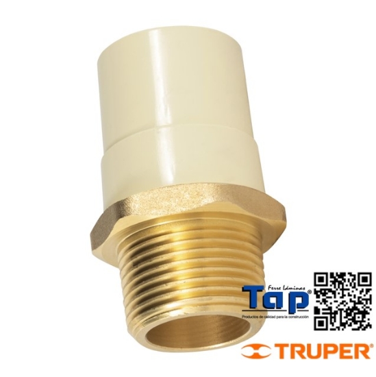 Imagen de ADAPTADOR MACHO CPVC 025 1" C INSERTO METALICO FOSET