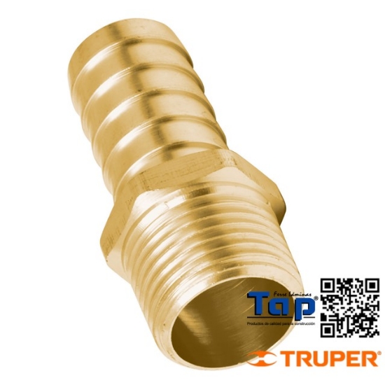 Imagen de ADAPTADOR MACHO LATON 013 1/2" P POLIDUCTO FOSET