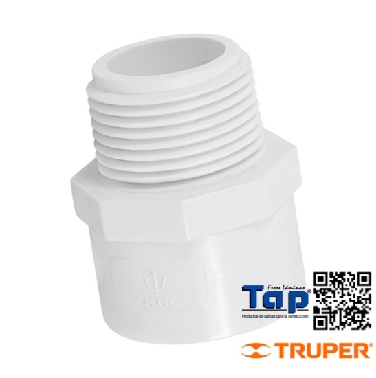 Imagen de ADAPTADOR MACHO PVC 025 1" FOSET
