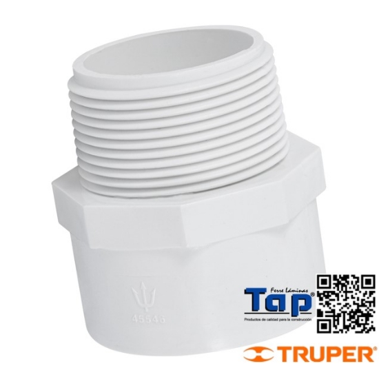 Imagen de ADAPTADOR MACHO PVC 038 1-1/2" FOSET