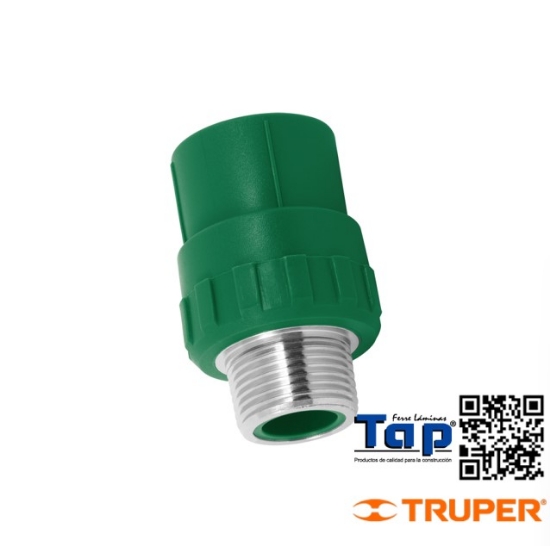 Imagen de ADAPTADOR PPR 019 3/4" MACHO C INSERTO METALICO FOSET