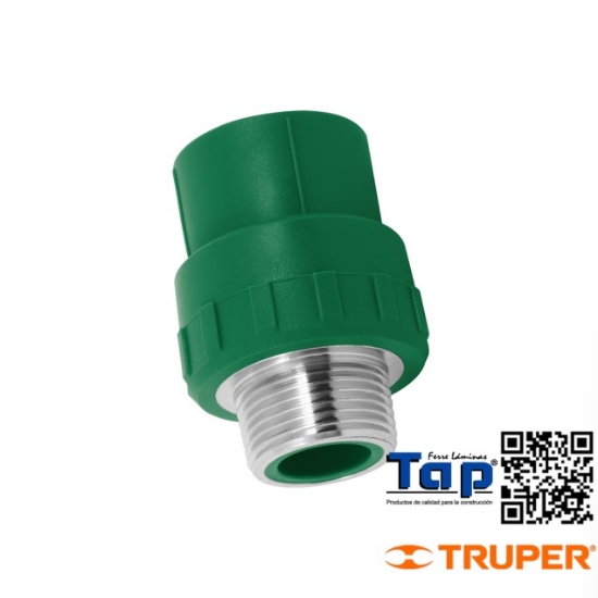 Imagen de ADAPTADOR PPR 025 1" MACHO C INSERTO METALICO FOSET