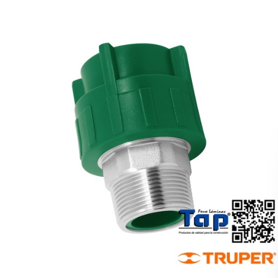 Imagen de ADAPTADOR PPR 031 1-1/4" MACHO C INSERTO METALICO FOSET