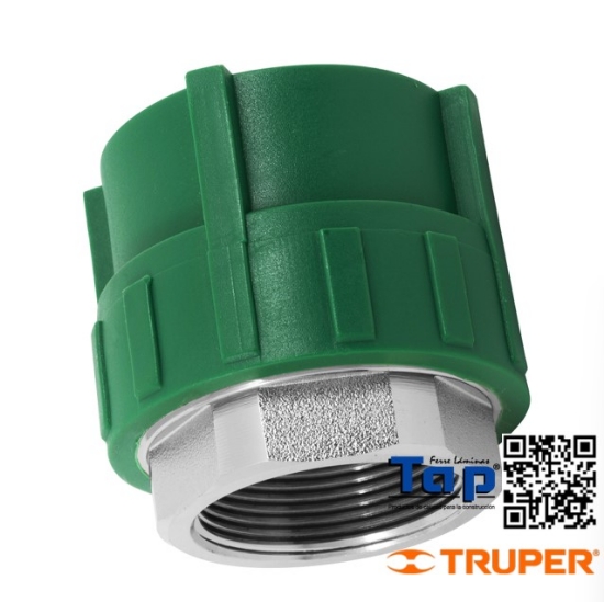 Imagen de ADAPTADOR PPR 038 1-1/2" HEMBRA C INSERTO METALICO FOSET