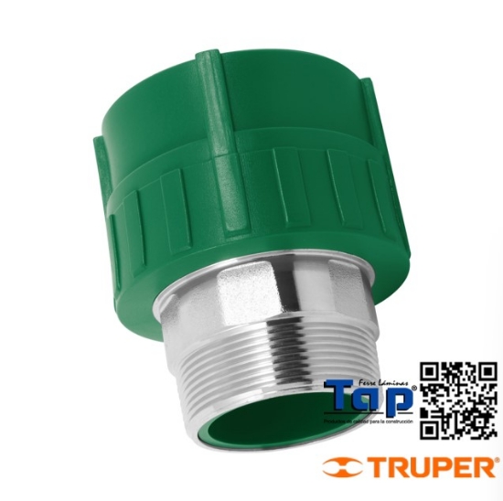 Imagen de ADAPTADOR PPR 050 2" MACHO C INSERTO METALICO FOSET