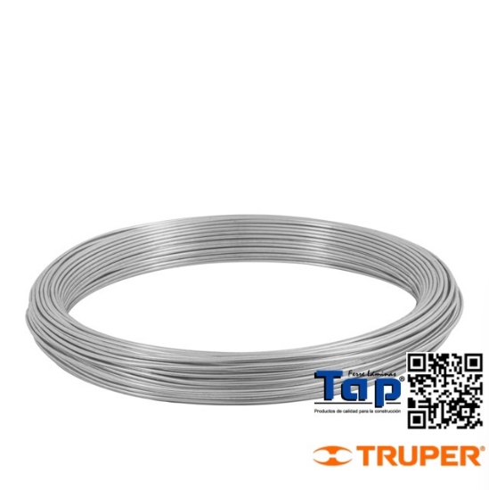 Imagen de ALAMBRE GALVANIZADO CAL 16 EN BOL ROLLO 30G