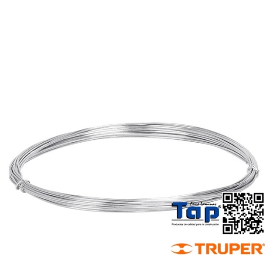 Imagen de ALAMBRE GALVANIZADO CAL 22 EN BOL ROLLO 30G