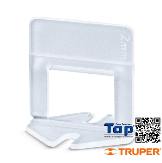 Imagen de ANCLAS P NIVELACION DE AZULEJOS DE 1mm TRUPER BOL 100