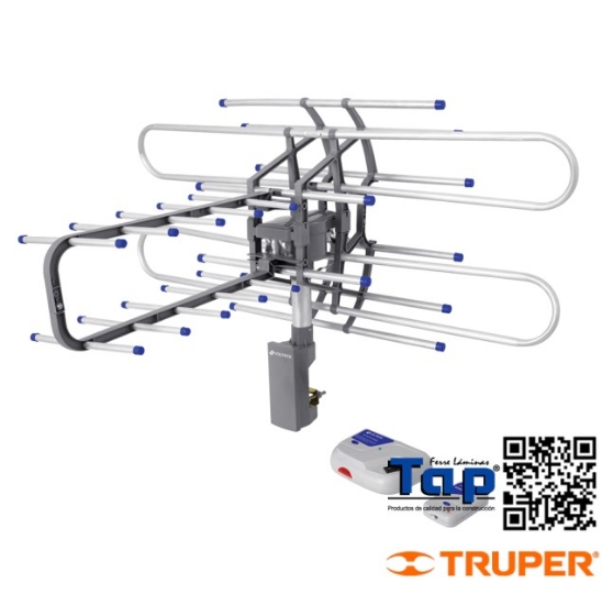 Imagen de ANTENA AEREA P TV GIRATORIA 360 GRADOS A CONTROL REMOTO