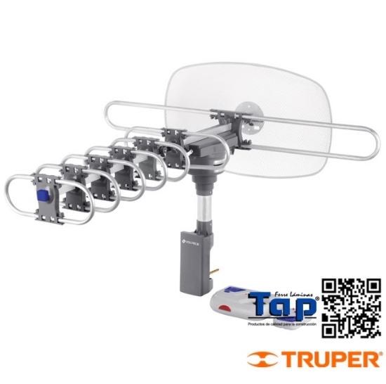 Imagen de ANTENA AEREA P TV GIRATORIA 360° C CABLE COAXIAL 10M