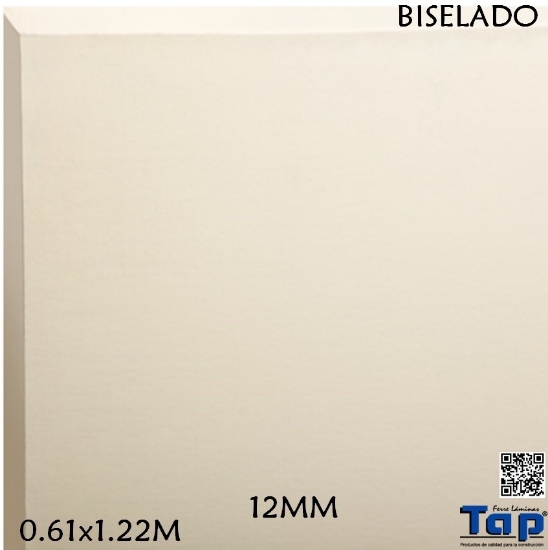 Imagen de CEMPANEL BISELADO 12MM 0.61X1.22M