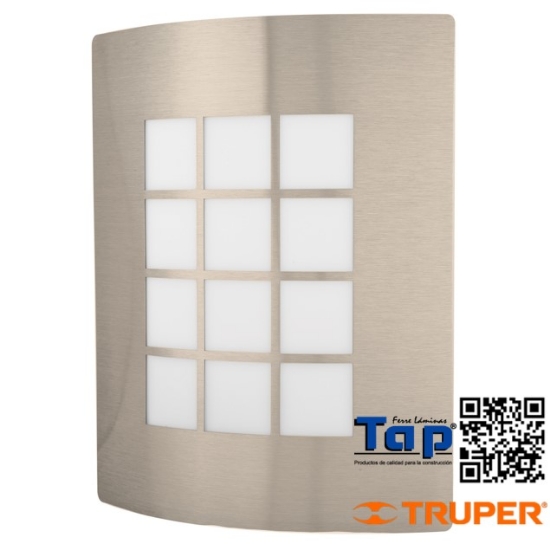 Imagen de ARBOTANTE DECORATIVO CUERPO ACERO INOX LAMP NO INCLUIDA
