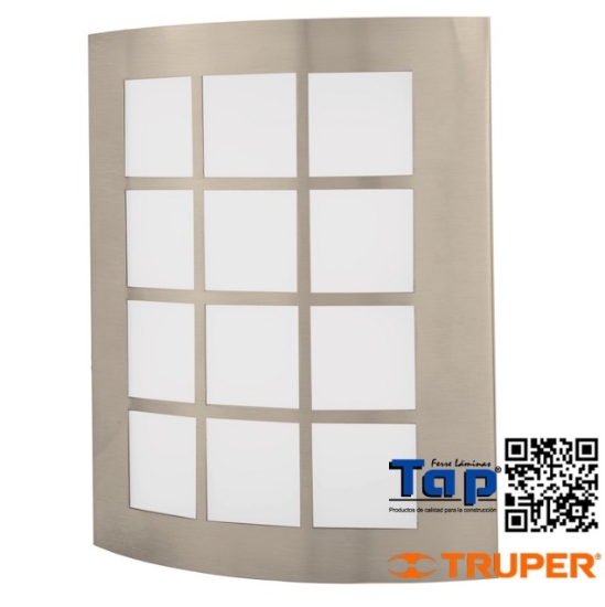 Imagen de ARBOTANTE DECORATIVO DE LED 15 W ACERO INOXIDABLE LUZ CALIDA