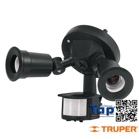 Imagen de ARBOTANTE NEGRO C/SENSOR MOVIMIENTO LAMP NO INCLUIDAS
