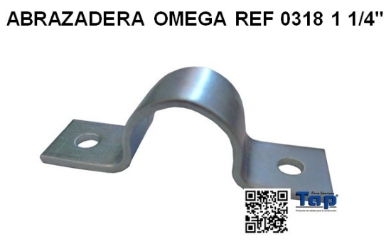 Imagen de ABRAZADERA OMEGA REF 0318 1 1/4"