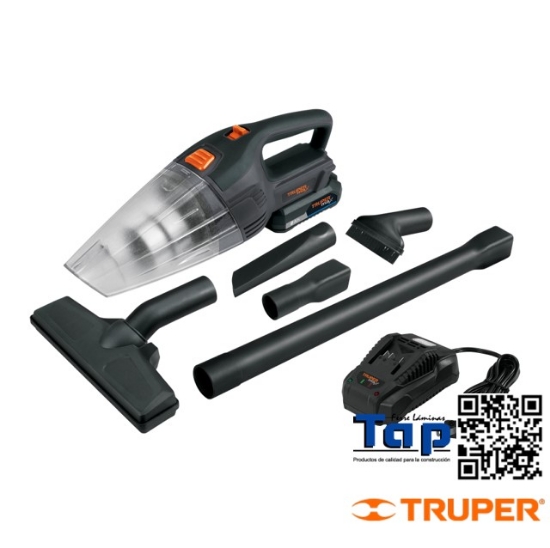 Imagen de ASPIRADORA INALAMBRICA 20V TRUPER MAX