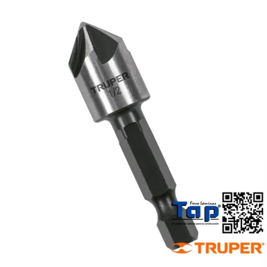 Imagen de AVELLANADOR HSS CAMBIO RAPIDO 013 1/2" TRUPER
