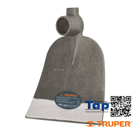 Imagen de AZADON NO. 3 OREJA Y MARTILLO 3.1 LB SIN MANGO TRUPER