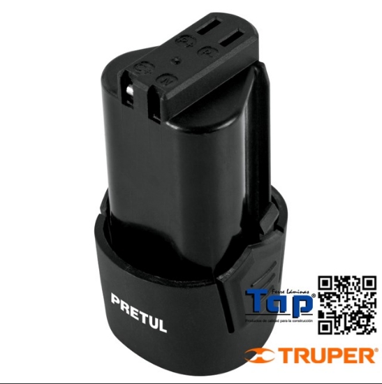 Imagen de BATERIA ION LITIO 12 V P ROTOMARTILLO COMPACTO PRETUL