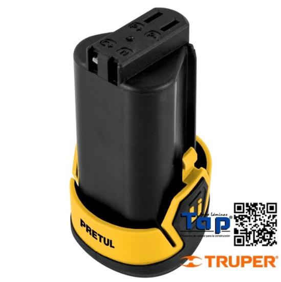 Imagen de BATERIA ION LITIO 12 V P TALADRO COMPACTO PRETUL