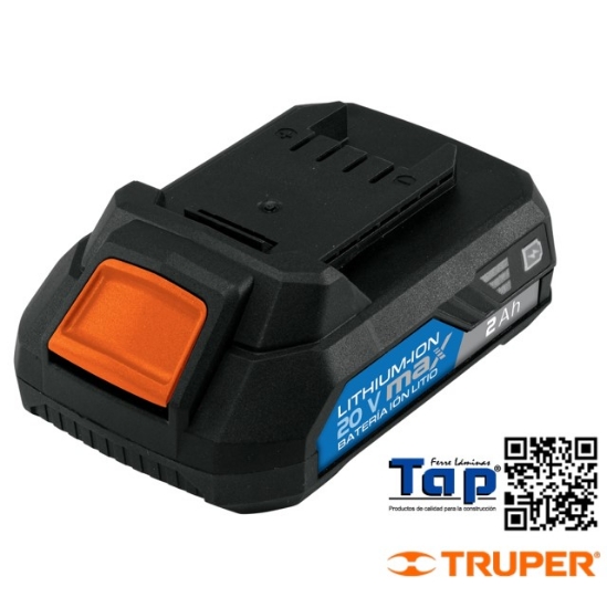 Imagen de BATERIA ION LITIO TRUPER MAX 20V 2AH