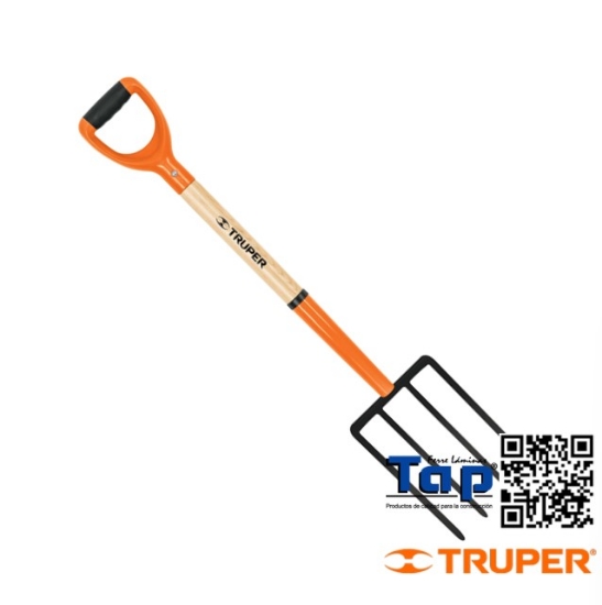 Imagen de BIELDO P JARDIN 4 DIENTES CUADRADOS t-2000 MANGO 700 28"