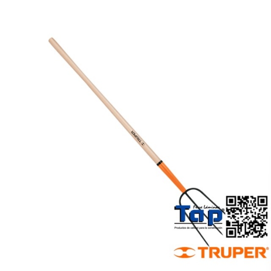 Imagen de BIELDO P PAJA 3 DIENTES MANGO 1200 48" TRUPER